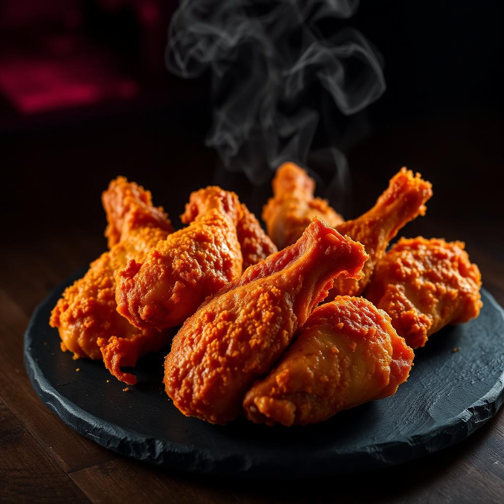 Well-Done Fried Chicken Wings